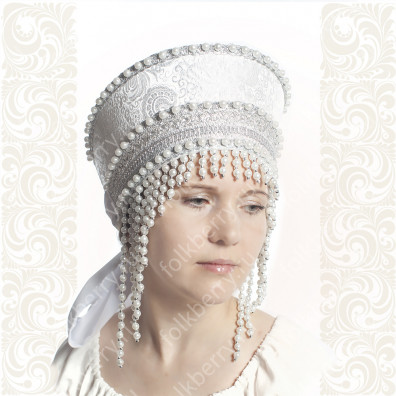 Кокошник Серебряная княжна- фото 1